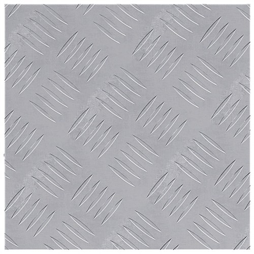 Aluminium Checker Plader 4 stk Skridsikre 30x30 cm