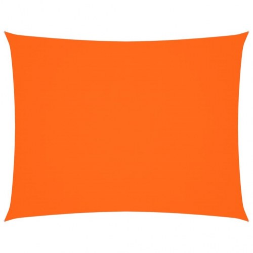 Solsejl 3,5 × 4,5 m rektangulært i oxfordstof - orange