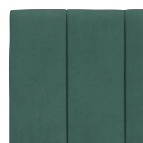 Sengeramme Hanko uden madras 180 x 200 cm - mørkegrøn fløjl