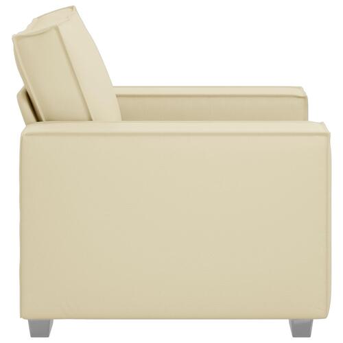 Sofa Stole Creme 59 cm Kunstlæder