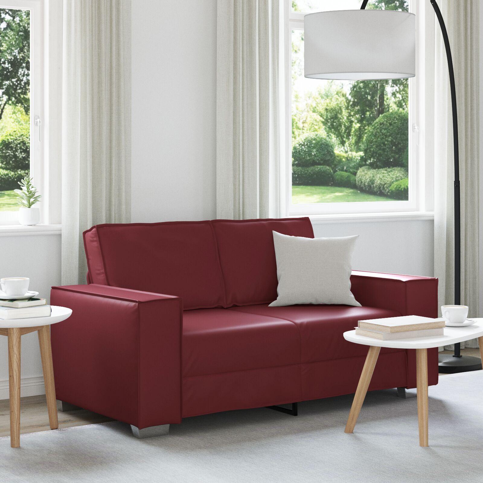 2 Personers Sofa Vinsmag 120 Cm Kunstlæder