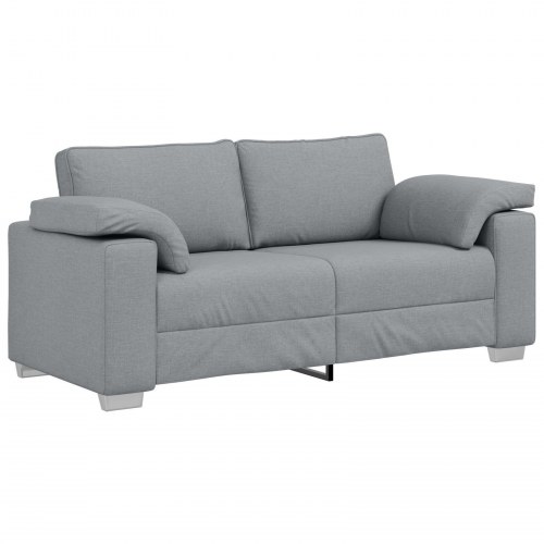 To-personers Sofa Lys Grå 140 cm Stof