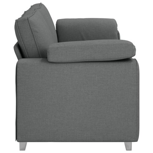 3-personers sofa mørkegrå 178 cm stof