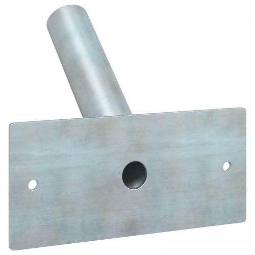 Flagstangholder til 1 Flag - Vægmonteret i Sølv Stål