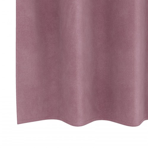 Blackout Gardiner med Øjer 2 stk Mørk Pink Velour