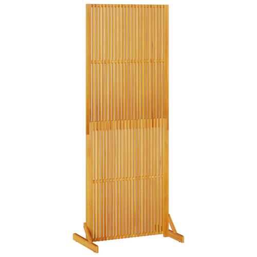 Privatlivsvæg Indendørs/Udendørs 200 cm Solid Akacietræ