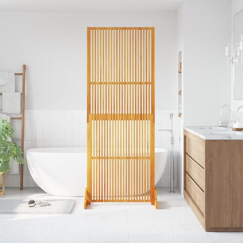 Privatlivsvæg Indendørs/Udendørs 200 cm Solid Akacietræ