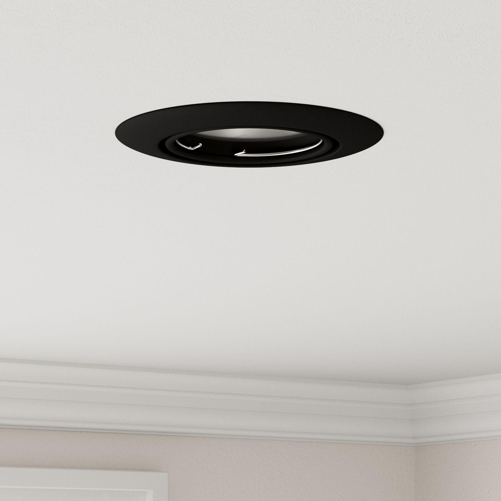 Spotlights med spotlights 24 stk Sort 9 x 9 cm Metal