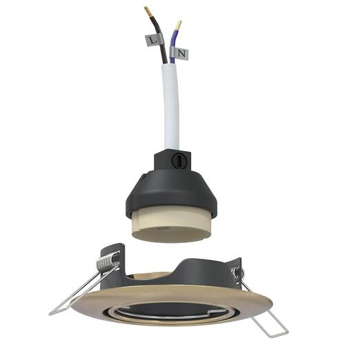 Lamper Sæt af 24 Messing 9 cm Indbygningslys i messing Runde