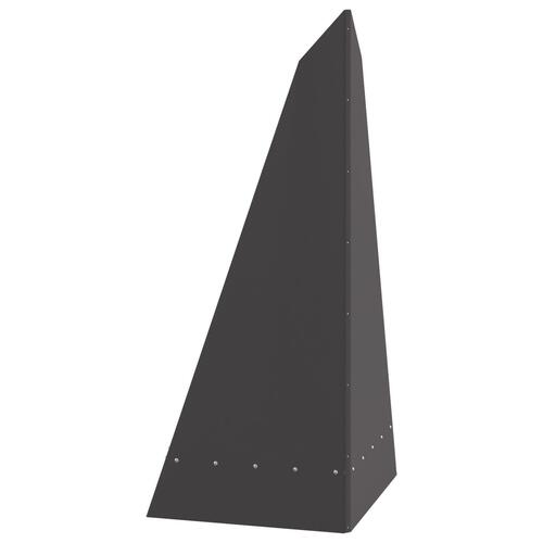 Bålsted Pyramid 58x36x100 cm Vejrbestandig Stål