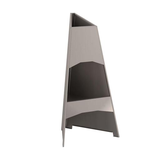 Fyrfad Pyramide 50x45x95 cm Vejrbestandigt Stål