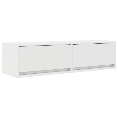 TV-bord Hvid 100x31x25,5 cm Konstrueret træ