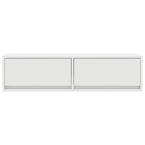 TV-bord Hvid 100x31x25,5 cm Konstrueret træ