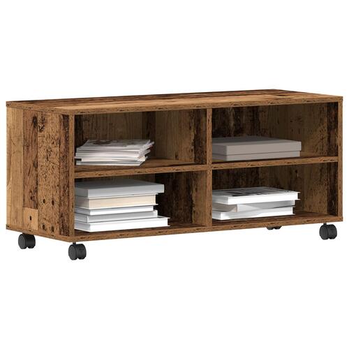 TV-skab Gamle Træ 90x35x35 cm Konstrueret Træ