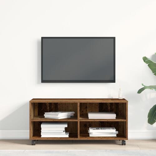 TV-skab Gamle Træ 90x35x35 cm Konstrueret Træ