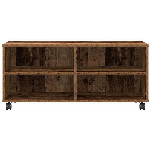 TV-skab Gamle Træ 90x35x35 cm Konstrueret Træ
