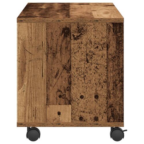 TV-skab Gamle Træ 90x35x35 cm Konstrueret Træ