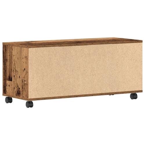 TV-skab Gamle Træ 90x35x35 cm Konstrueret Træ