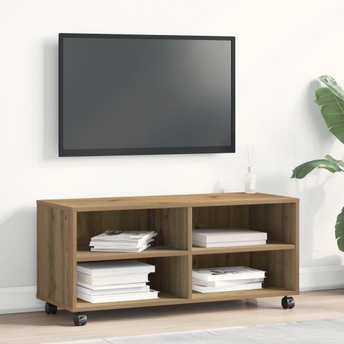 TV Skab Artisan Eg 90x35x35 cm Konstrueret Træ