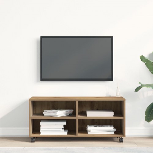TV Skab Artisan Eg 90x35x35 cm Konstrueret Træ