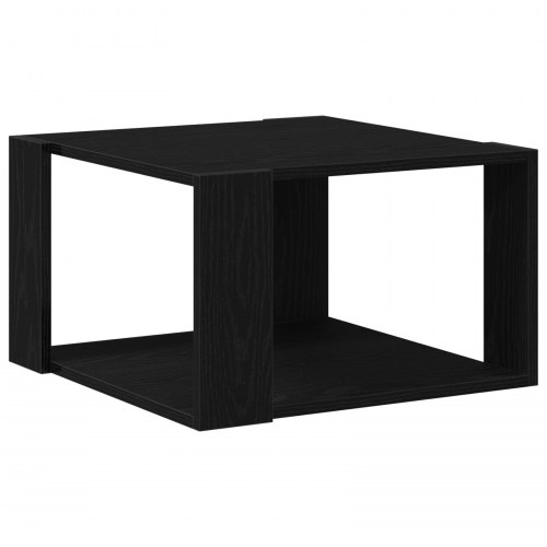 Kaffebord Sort Eg 85x55x31 cm Lavet af Træ