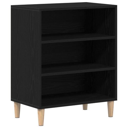 Skænk Sort Eg 57x35x70 cm Bygget i Træ