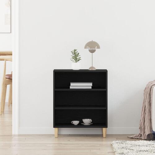 Skænk Sort Eg 57x35x70 cm Bygget i Træ