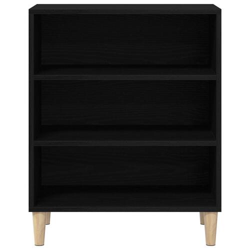 Skænk Sort Eg 57x35x70 cm Bygget i Træ