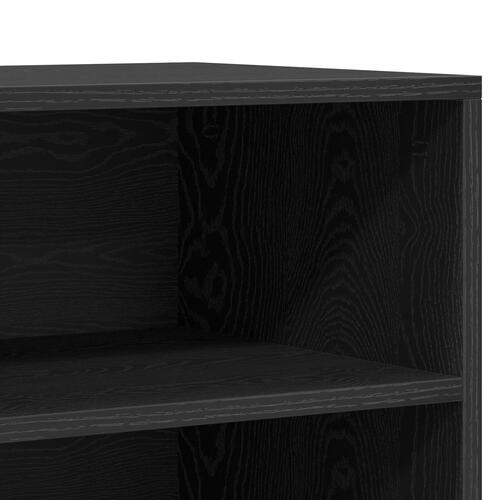 Skænk Sort Eg 57x35x70 cm Bygget i Træ