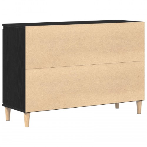 Sideboard Sort Eg 101x35x60 cm Lavet af Træ
