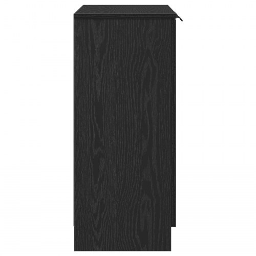Skab Sort Eg 60x30x70 cm Konstrueret Træ