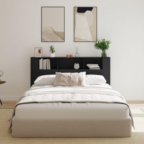 Hovedgærde Skab i Sort Eg - 180x18.5x102.5 cm