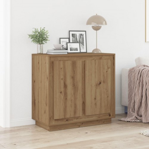 Sideboard Artisan Eg 80x34x75 cm Ingeniørt træ