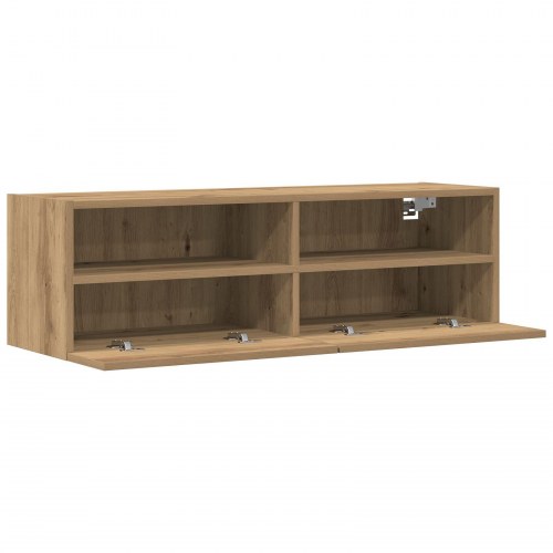 TV Vægskabe 2 stk Artisan Eg 100x30x30 cm Konstrueret træ