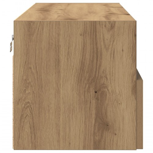 TV Vægskabe 2 stk Artisan Eg 100x30x30 cm Konstrueret træ