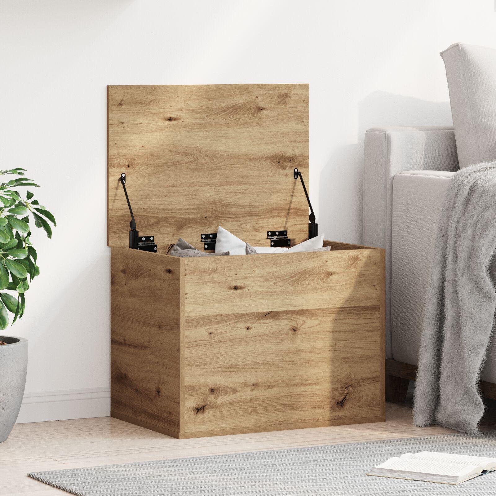 Opbevaringskasse artisan eg 60 x 42 x 46 cm Konstrueret træ