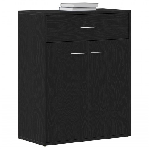 Skab Sort Eg 60x30x75 cm - lavet af træ