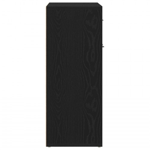 Skab Sort Eg 60x30x75 cm - lavet af træ