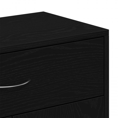 Skab Sort Eg 60x30x75 cm - lavet af træ