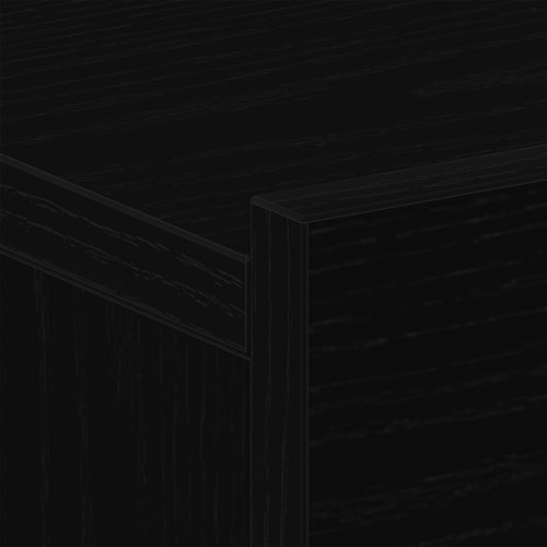Sengebord Sort Eg 40x30x30 cm Lavet af træ
