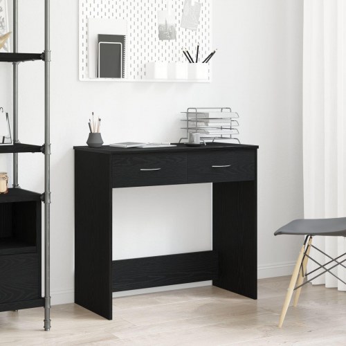 Skrivebord Sort Eg 80x40x75 cm lavet af træ