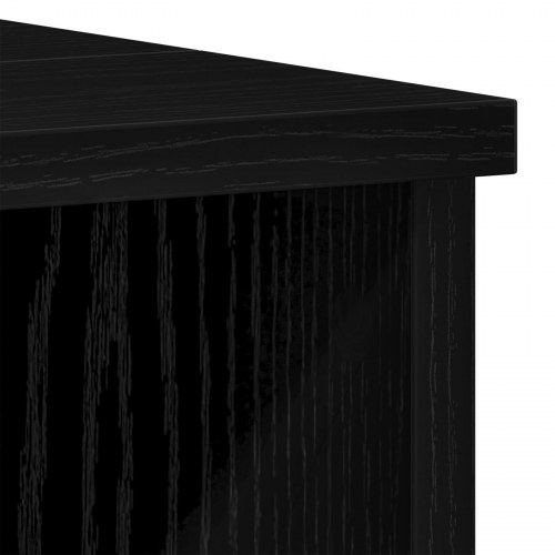 Badeværelsesskab Sort Eg 60x32x54 cm Konstrueret Træ