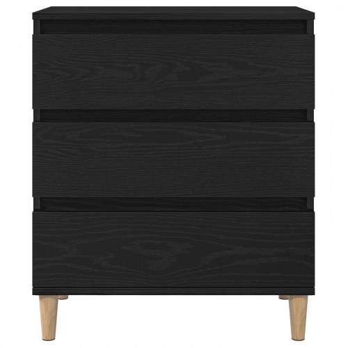 Sideboard Sort Eg 60x35x70 cm Konstrueret Træ