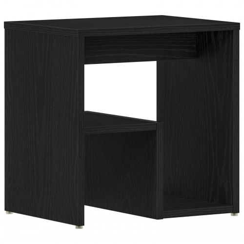 Sengbord Sort Eg 40x30x40 cm Ingeniørtræ