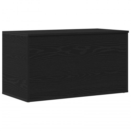 Opbevaringskiste i Sort Eg 84x42x46 cm - Konstrueret Træ