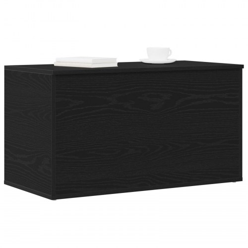 Opbevaringskiste i Sort Eg 84x42x46 cm - Konstrueret Træ