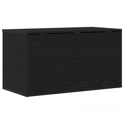 Opbevaringskiste i Sort Eg 84x42x46 cm - Konstrueret Træ