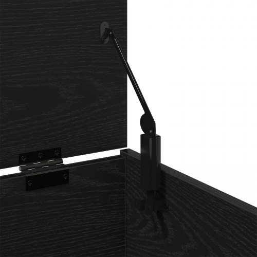 Opbevaringskiste i Sort Eg 84x42x46 cm - Konstrueret Træ