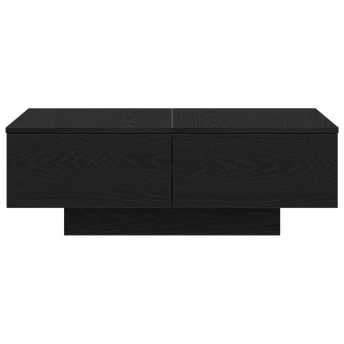 Kaffebord Sort Eg 90x60x31 cm Bygget træ