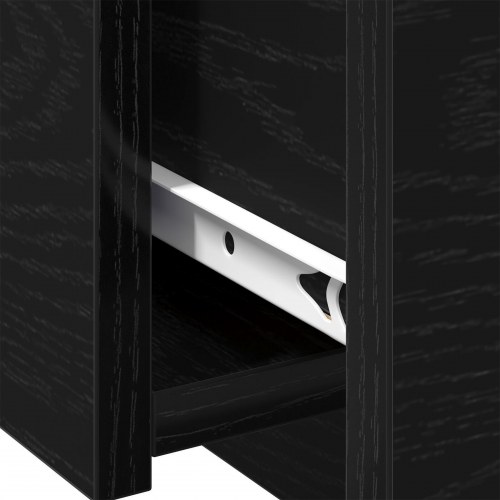 Kaffebord Sort Eg 90x60x31 cm Bygget træ
